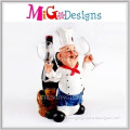 wholesale crafts chef wine glass holder tray